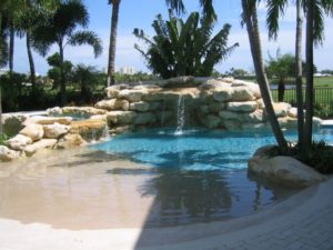 Beach Entry Pool Design