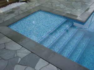 Bisazza Tile Design pool steps